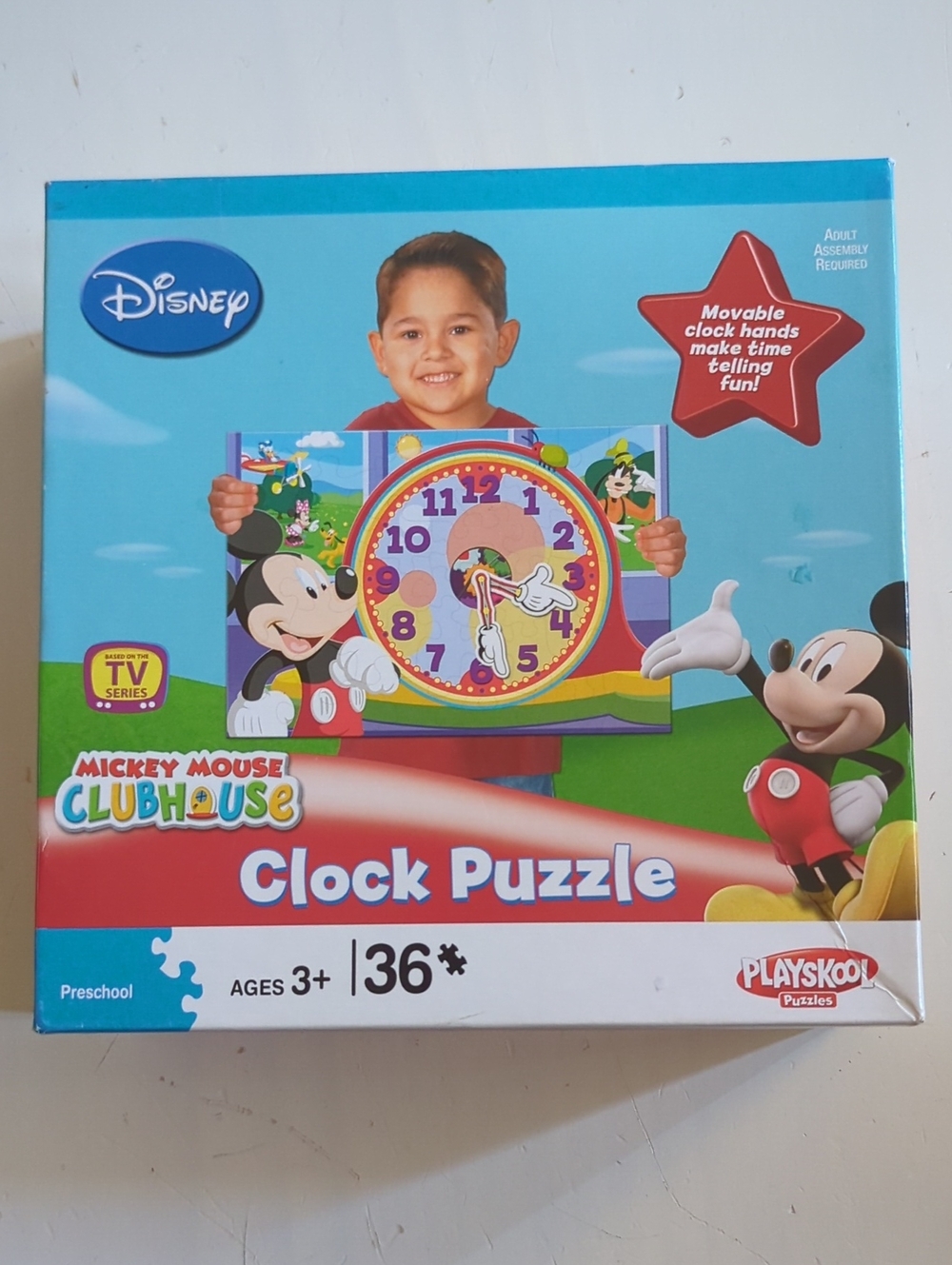 Disney Mickey Mouse Clubhouse Clock 36 Piece Puzzle